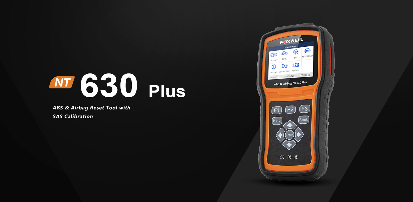 Foxwell Released A Professional ABS & Airbag Reset Tool  NT630 Plus