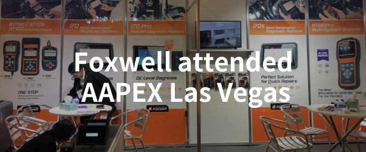 Foxwell attended AAPEX Las Vegas