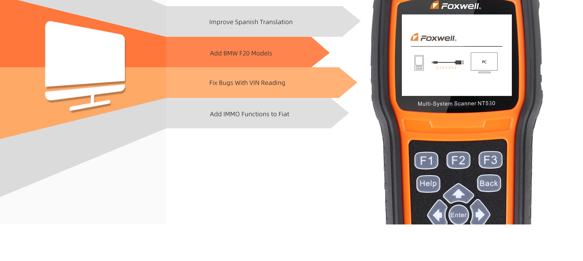 Multi systems scanner foxwell